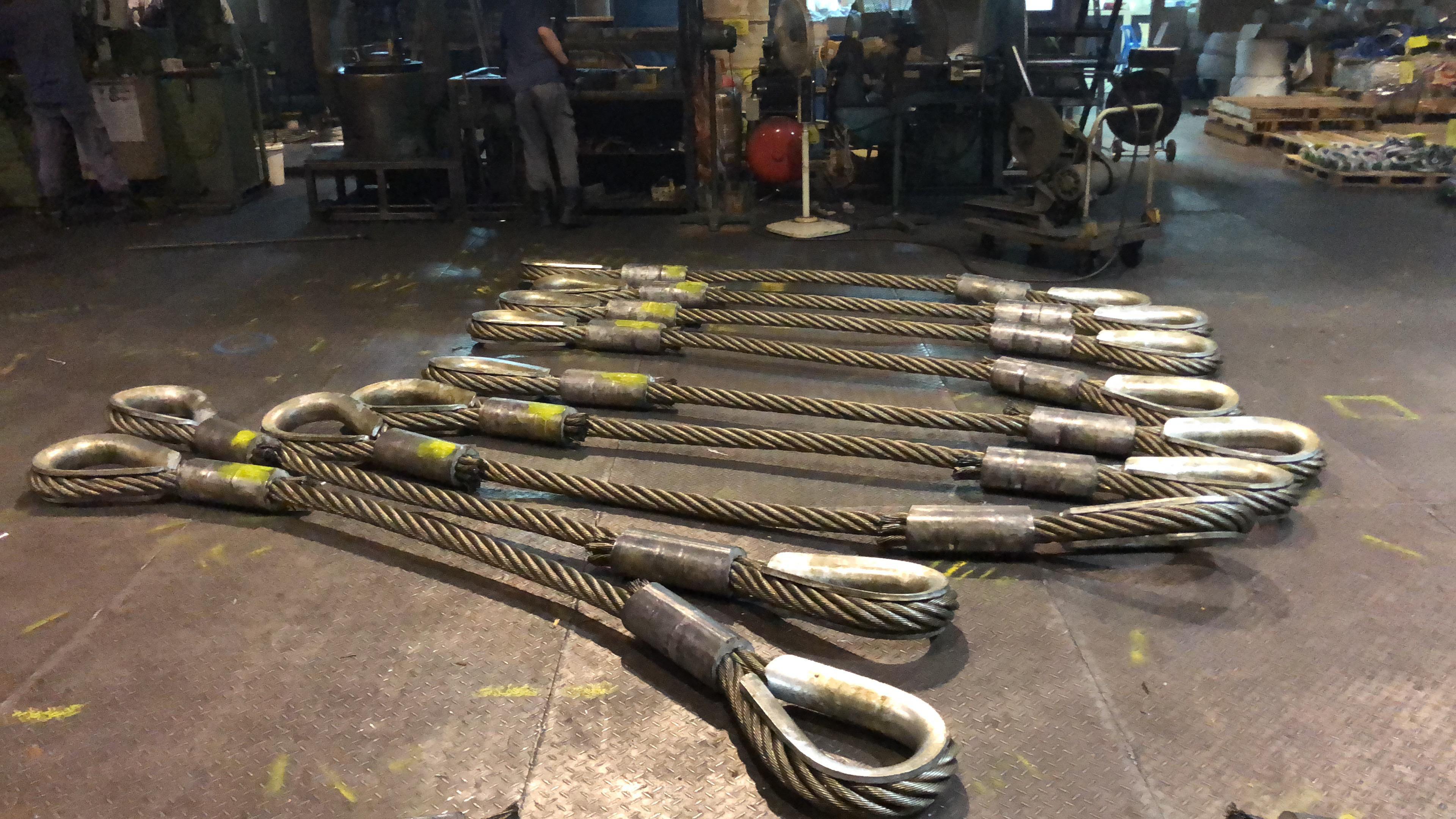 Wire Rope Slings / Hoisting / Luffing Cranes Wire Rope / Assembly - T&C ...